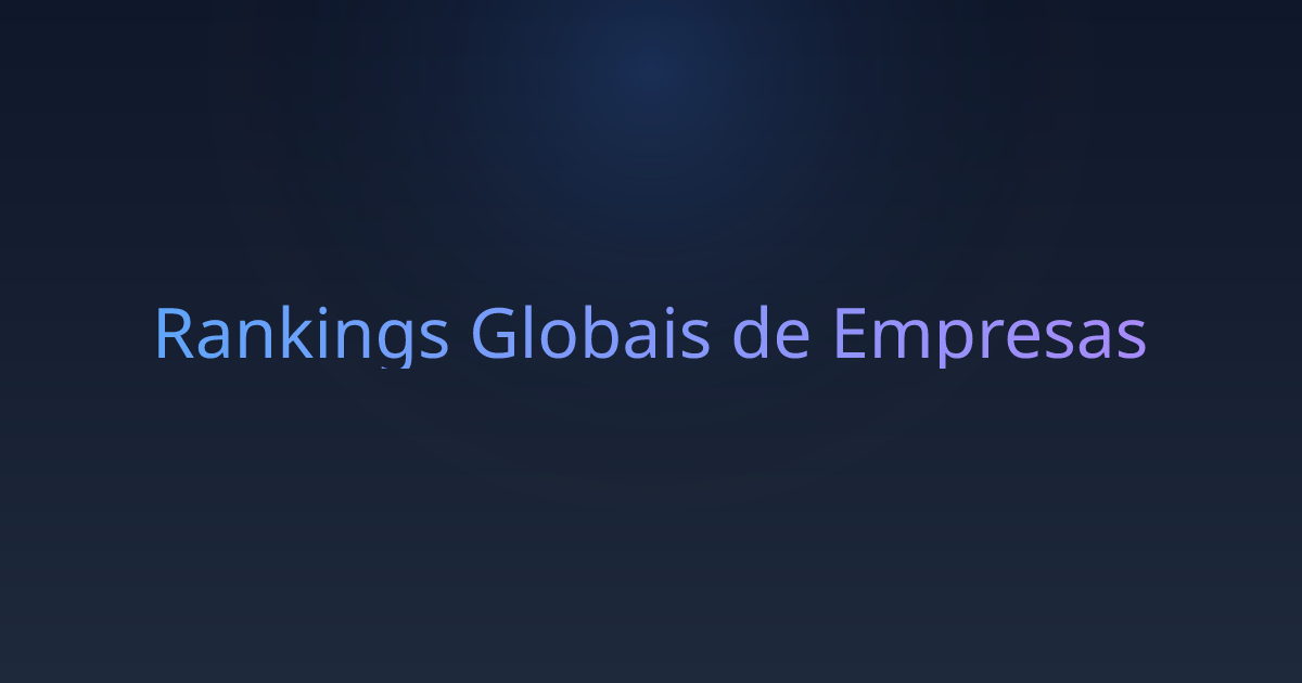 Rankings Globais de Empresas