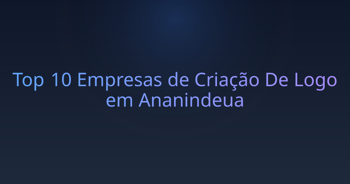 Top 10 Empresas de Criação De Logo em Ananindeua