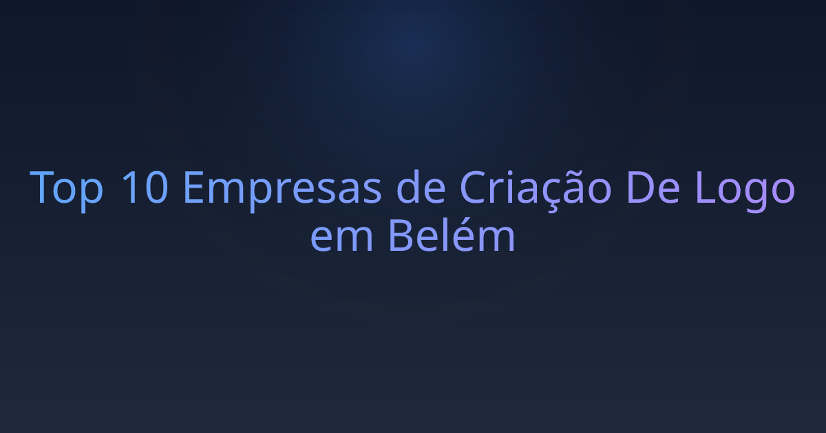 Top 10 Empresas de Criação De Logo em Belém