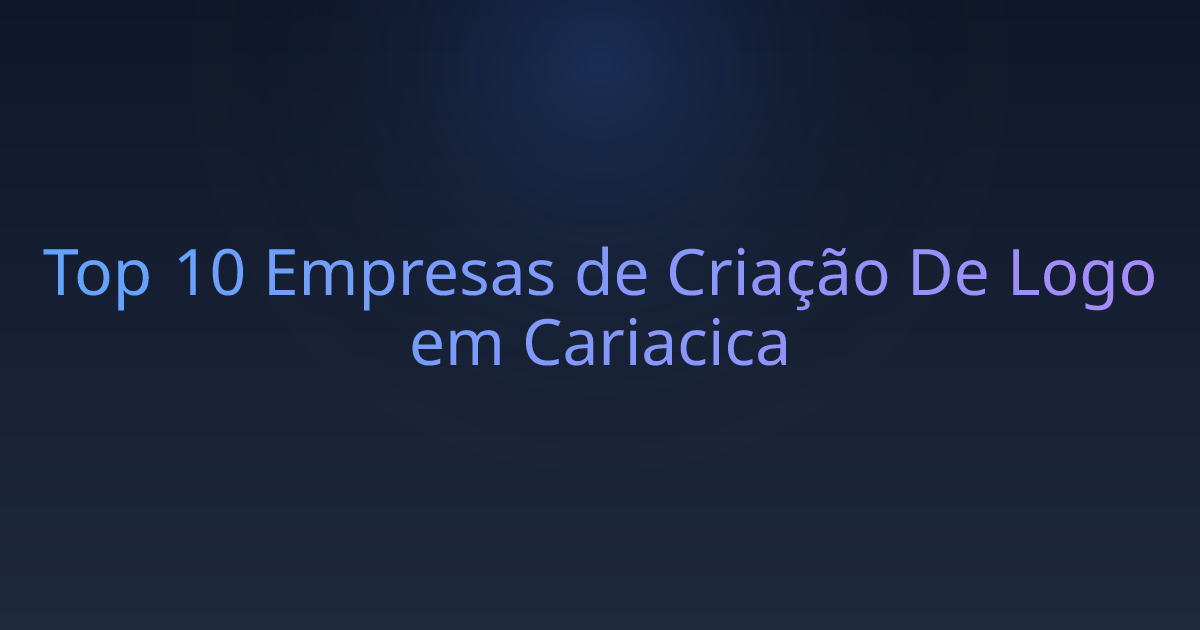 Top 10 Empresas de Criação De Logo em Cariacica