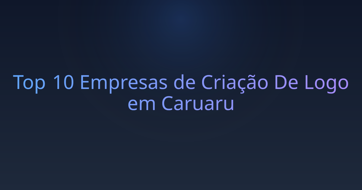 Top 10 Empresas de Criação De Logo em Caruaru