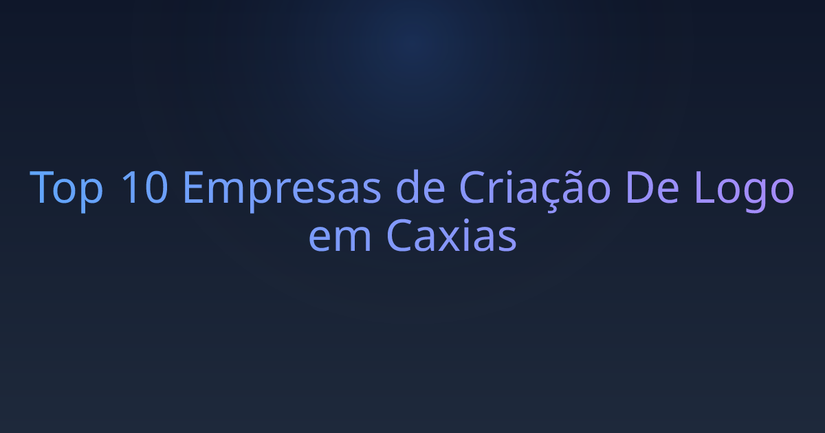 Top 10 Empresas de Criação De Logo em Caxias