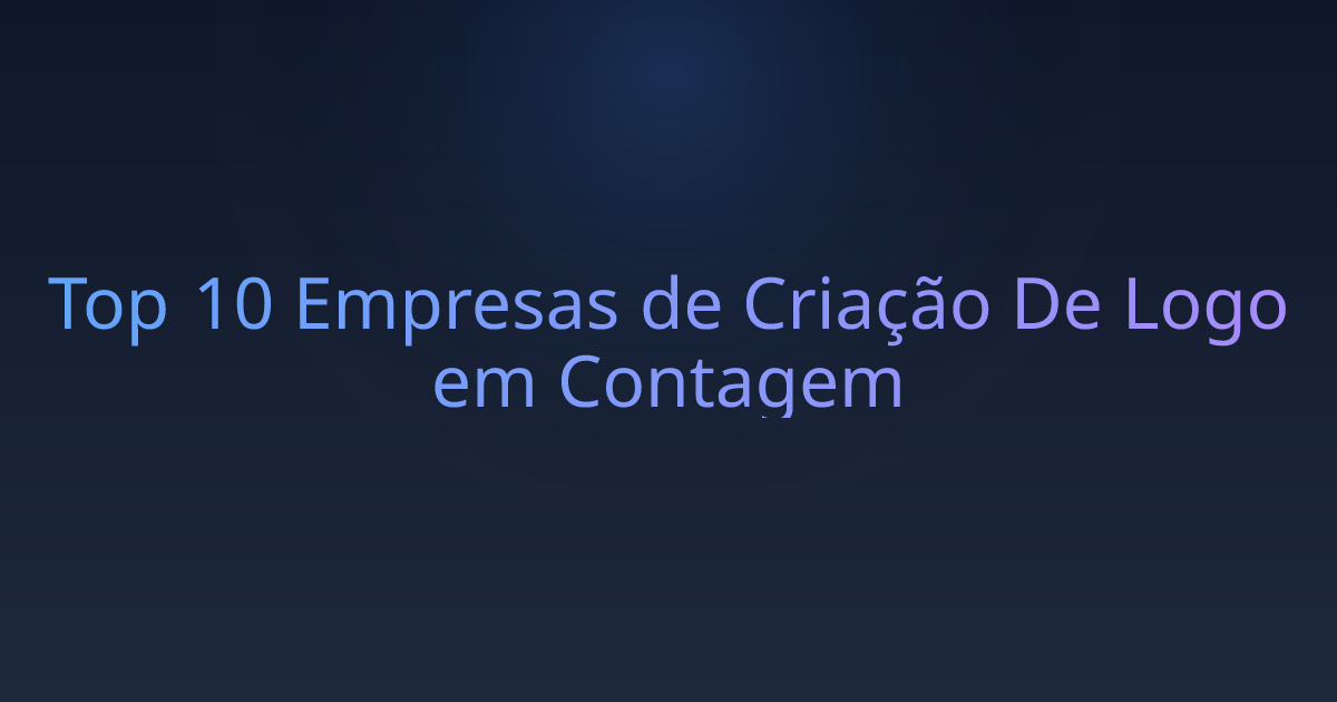 Top 10 Empresas de Criação De Logo em Contagem
