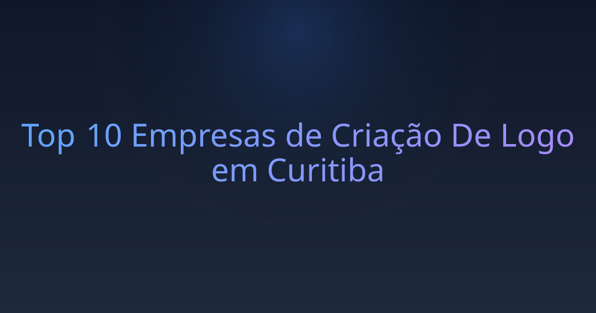 Top 10 Empresas de Criação De Logo em Curitiba