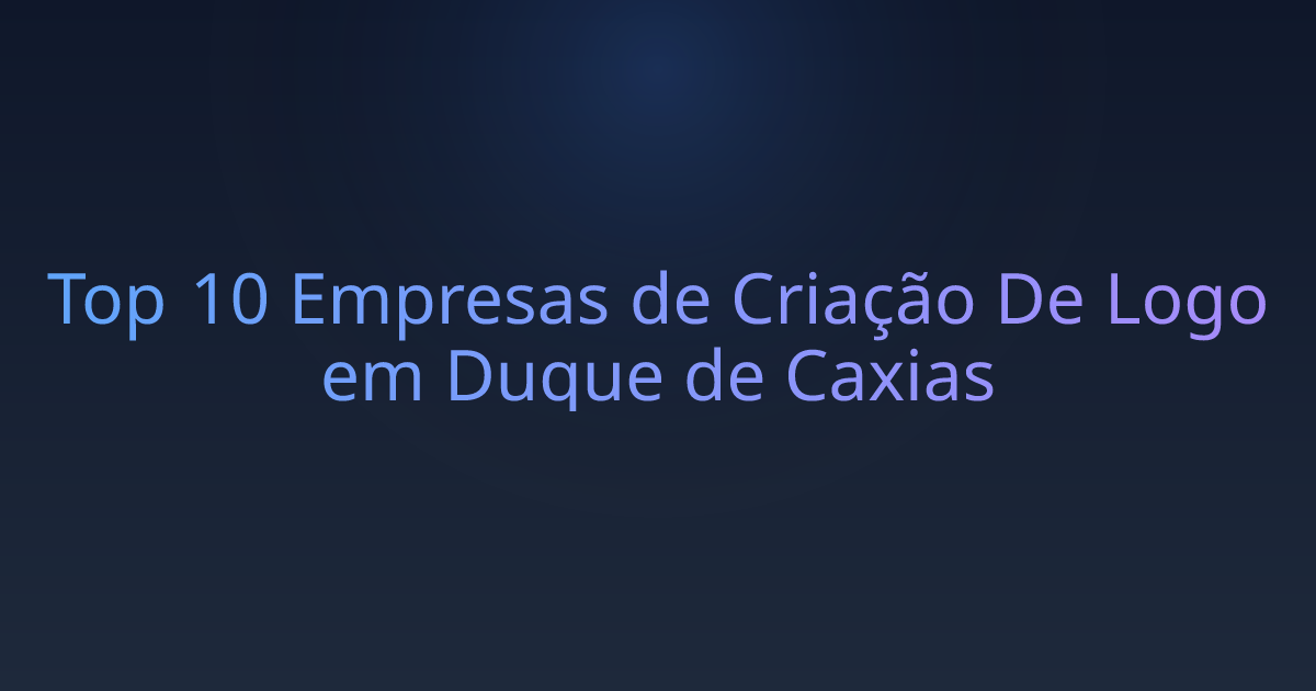 Top 10 Empresas de Criação De Logo em Duque de Caxias