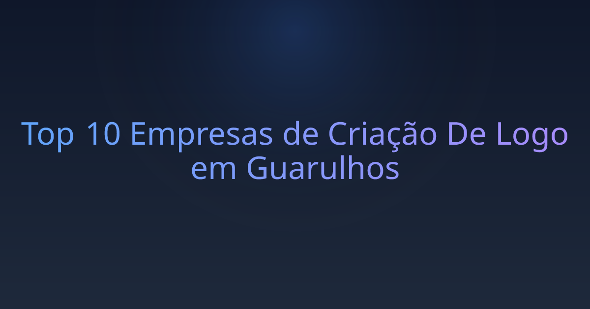 Top 10 Empresas de Criação De Logo em Guarulhos