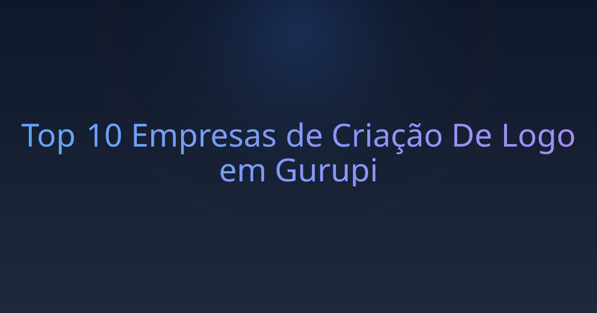 Top 10 Empresas de Criação De Logo em Gurupi