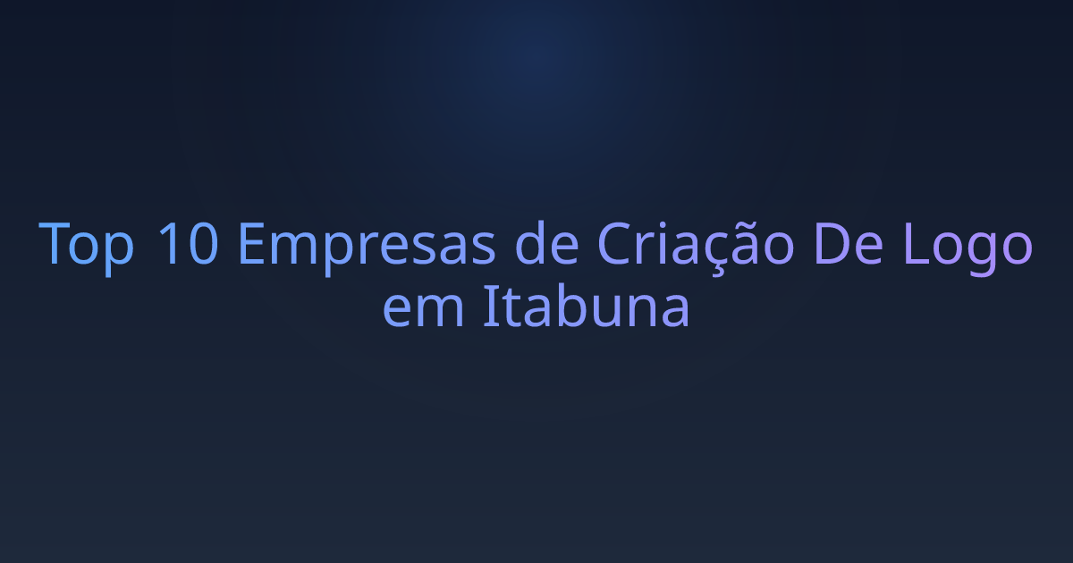 Top 10 Empresas de Criação De Logo em Itabuna