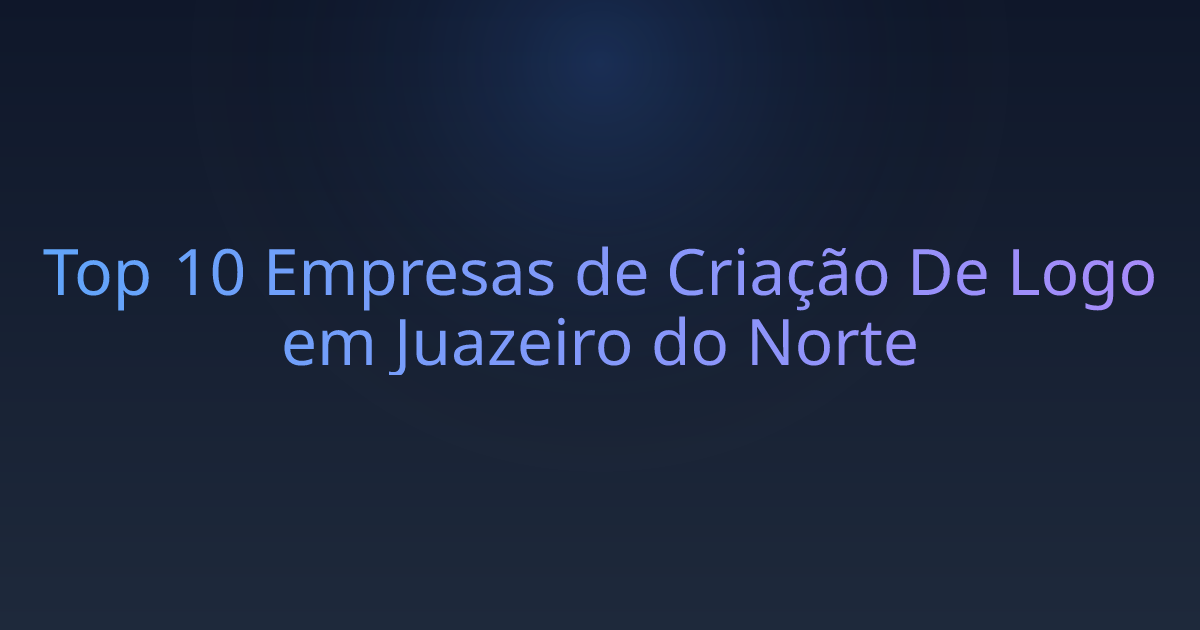 Top 10 Empresas de Criação De Logo em Juazeiro do Norte