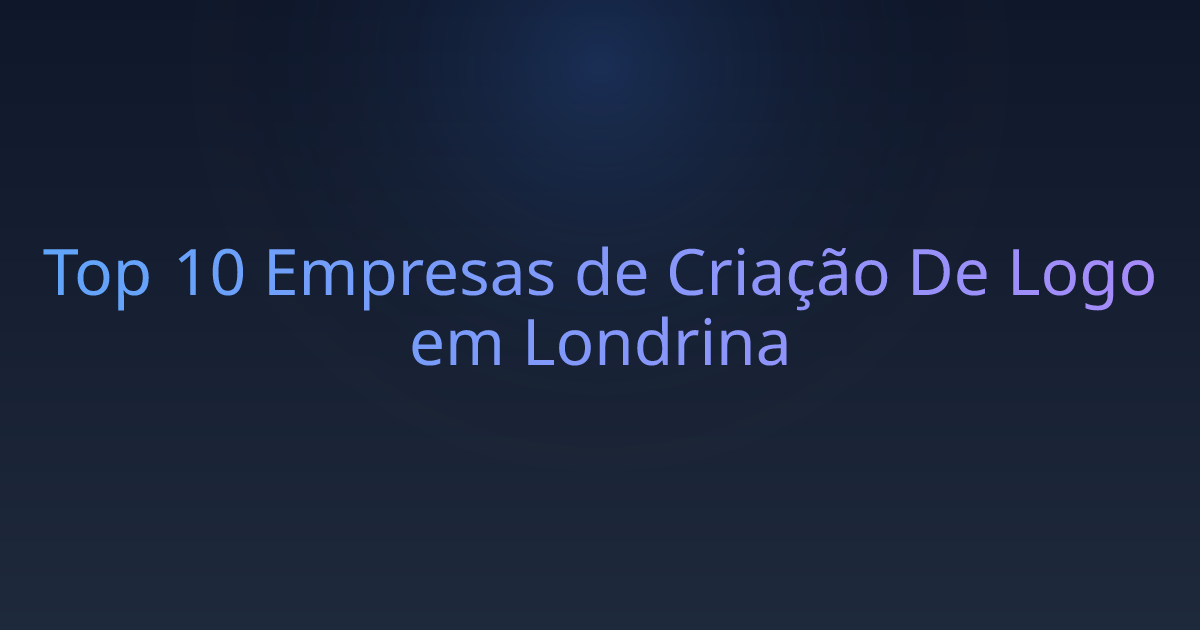 Top 10 Empresas de Criação De Logo em Londrina