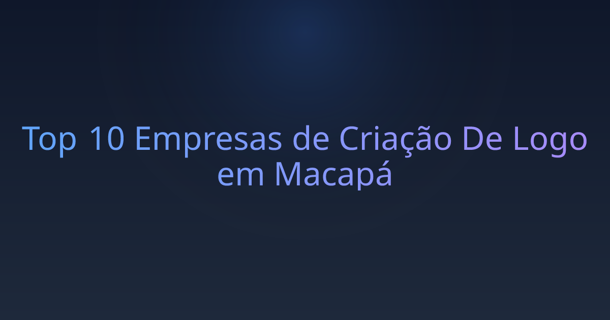 Top 10 Empresas de Criação De Logo em Macapá