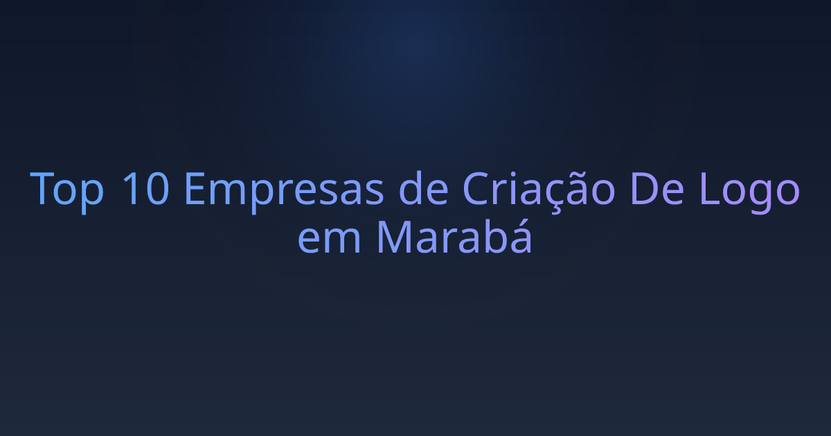 Top 10 Empresas de Criação De Logo em Marabá