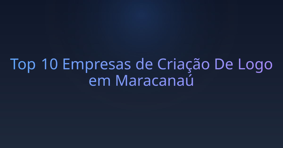 Top 10 Empresas de Criação De Logo em Maracanaú