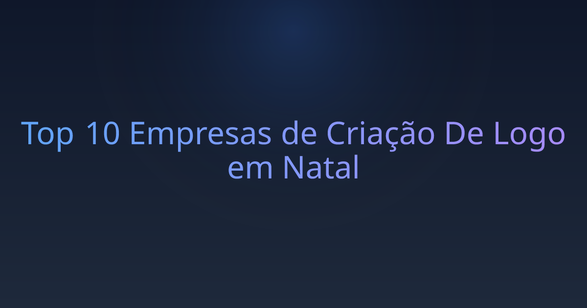 Top 10 Empresas de Criação De Logo em Natal