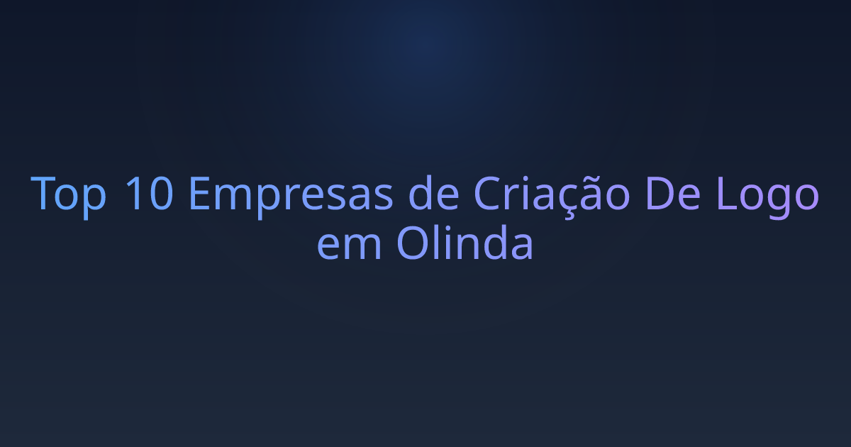 Top 10 Empresas de Criação De Logo em Olinda