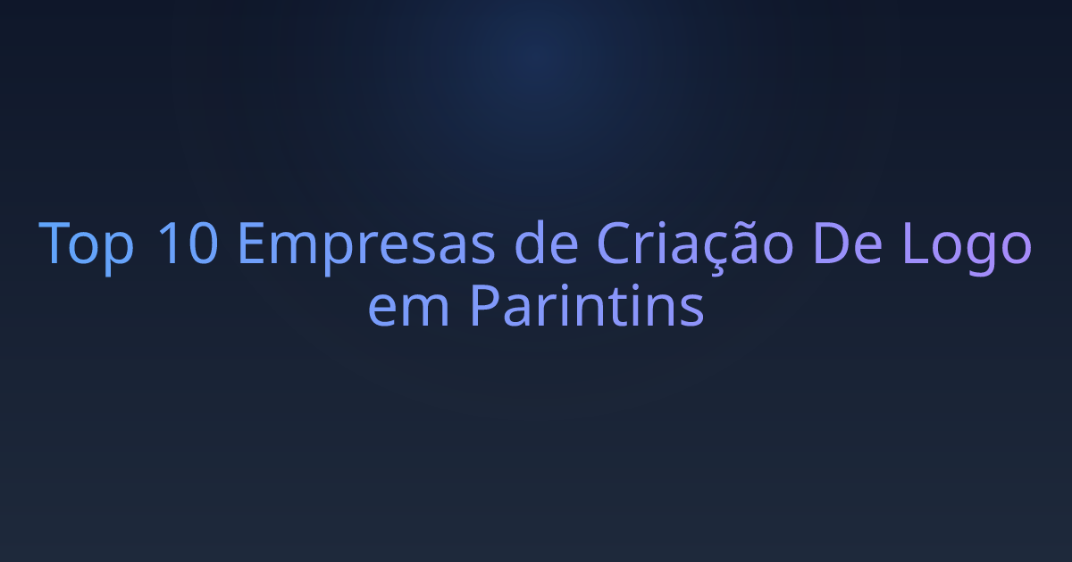 Top 10 Empresas de Criação De Logo em Parintins