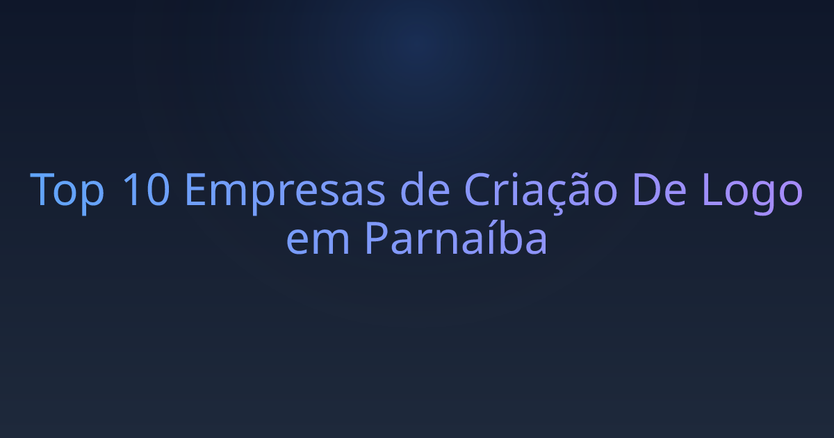 Top 10 Empresas de Criação De Logo em Parnaíba