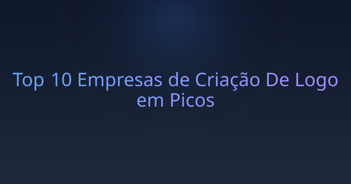 Top 10 Empresas de Criação De Logo em Picos