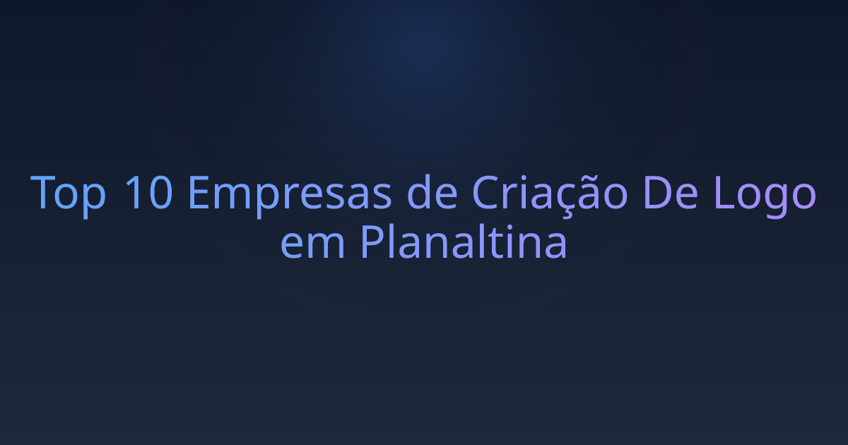 Top 10 Empresas de Criação De Logo em Planaltina