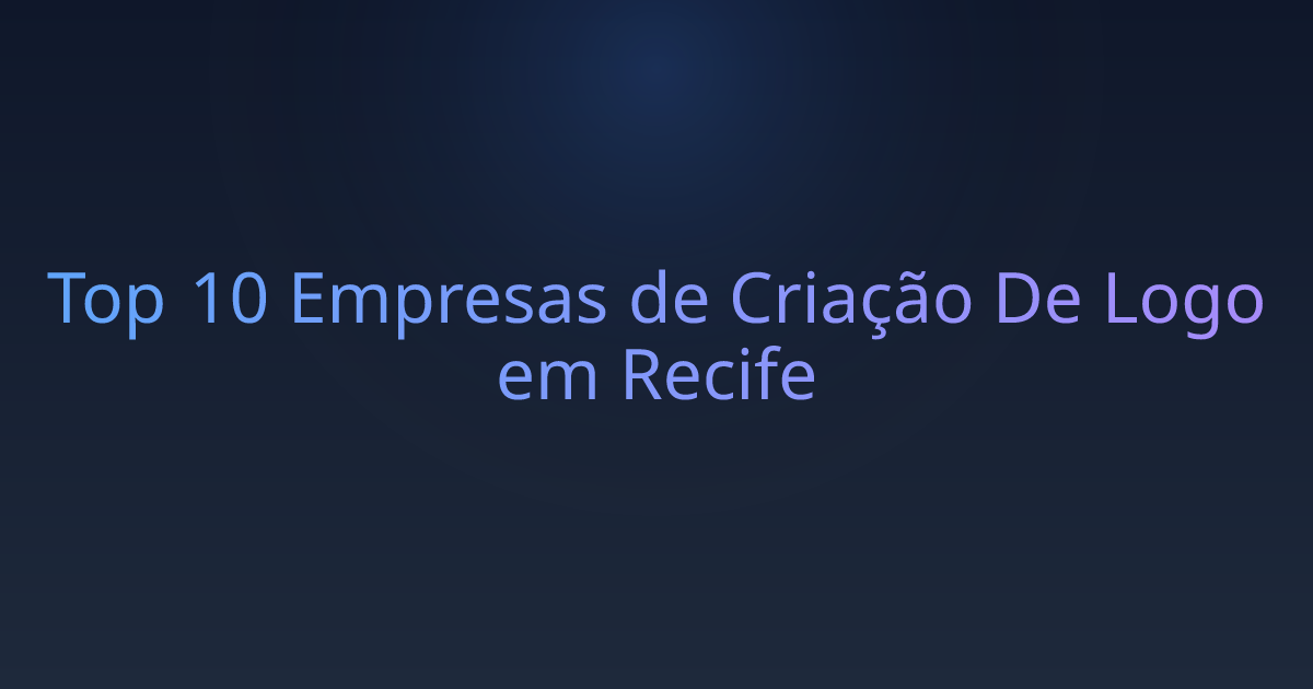 Top 10 Empresas de Criação De Logo em Recife