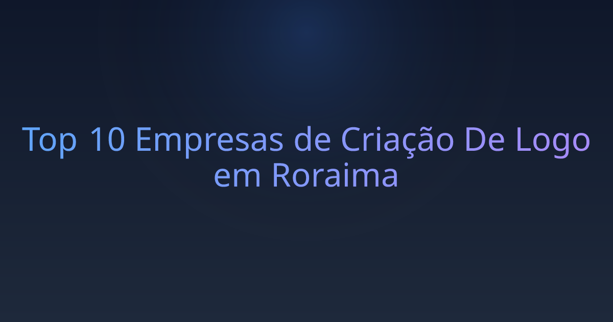 Top 10 Empresas de Criação De Logo em Roraima
