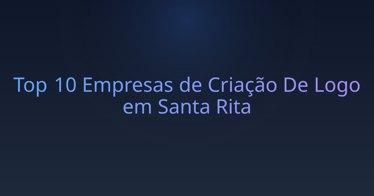 Top 10 Empresas de Criação De Logo em Santa Rita