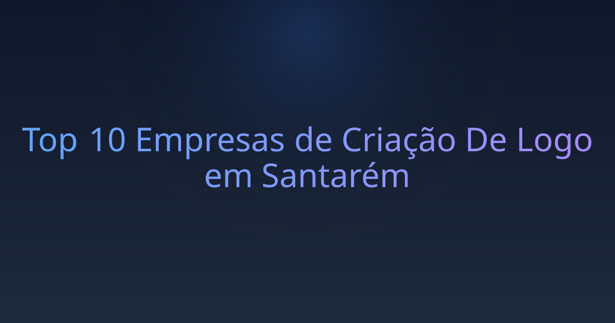 Top 10 Empresas de Criação De Logo em Santarém