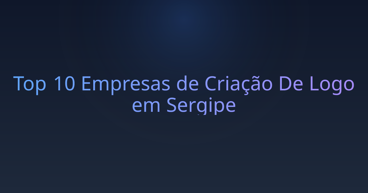 Top 10 Empresas de Criação De Logo em Sergipe