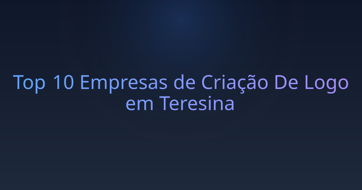 Top 10 Empresas de Criação De Logo em Teresina