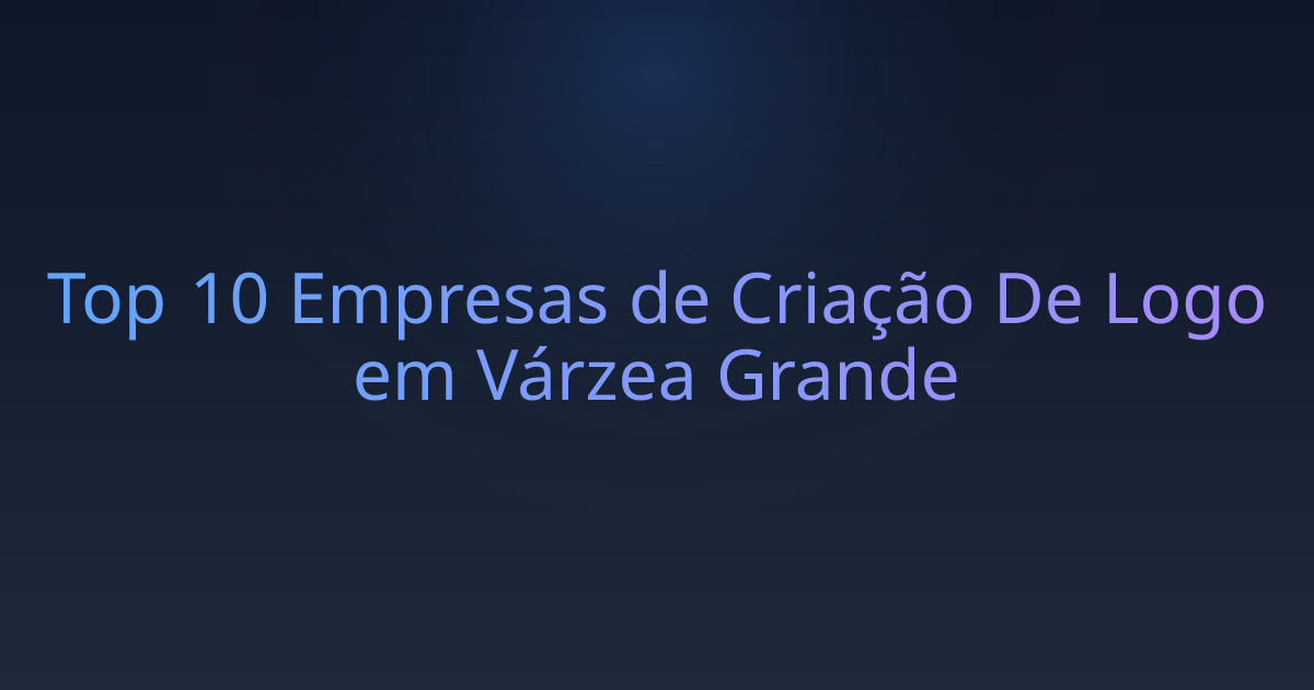 Top 10 Empresas de Criação De Logo em Várzea Grande