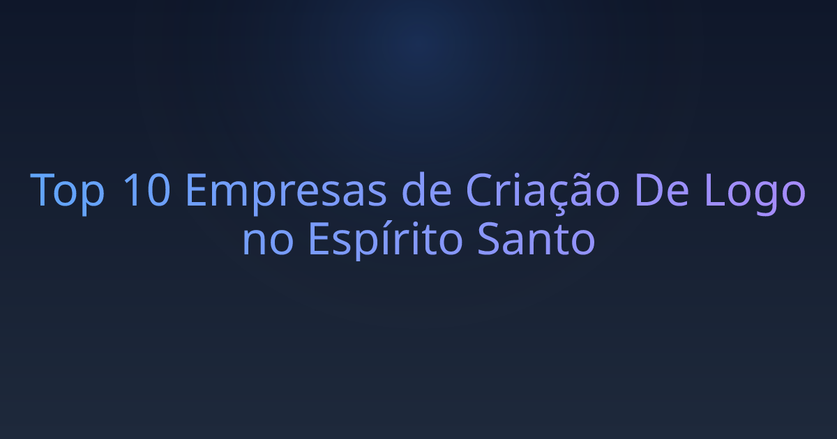 Top 10 Empresas de Criação De Logo no Espírito Santo