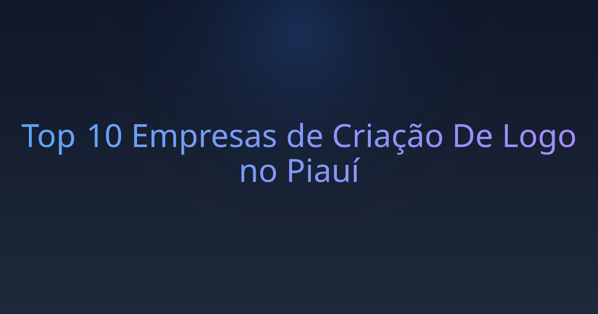 Top 10 Empresas de Criação De Logo no Piauí